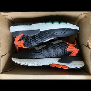 Adidas Original Nite Jogger in Black/Grey/Orange